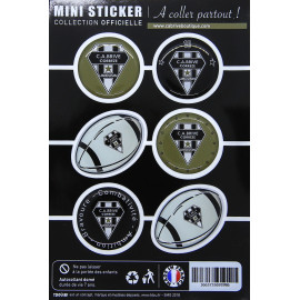 MINI STICKERS DOMING x 6