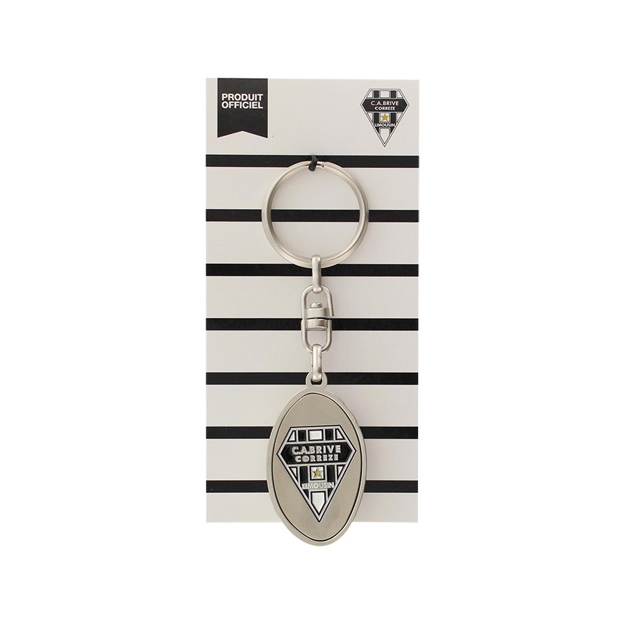 PORTE-CLES "METAL DEMI-BALLON"