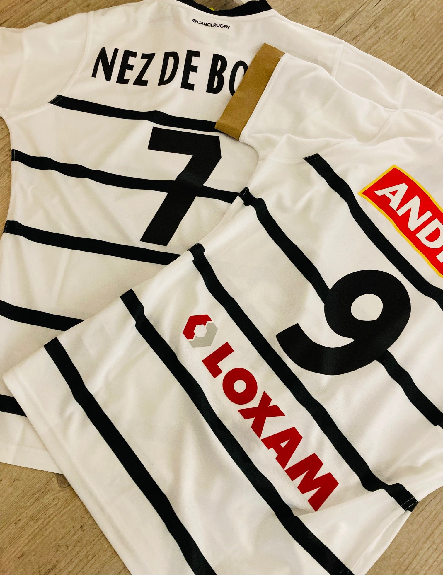 PERSONNALISATION NUMEROS SUR MAILLOT - Cabcl