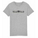 T-SHIRT FILLE GRIS "TELLE FILLE"