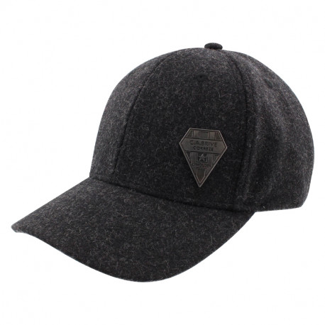 CASQUETTE VELOURS GRIS