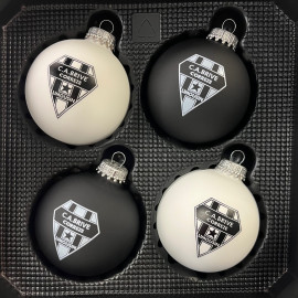 BOULES DE NOEL (LOT DE 4)