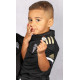 POLO ENFANT NOIR&DORE (Capsule adidas)