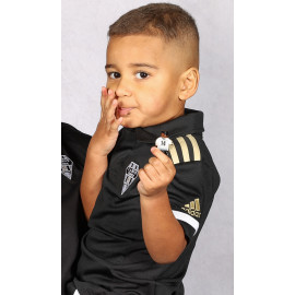 POLO ENFANT NOIR&DORE (Capsule adidas)