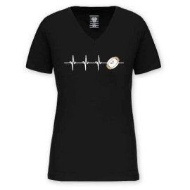 T-SHIRT "CARDIOGRAMME" FEMME 