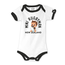 BODY BB BLANC "Mini-Rugbyman NZ"