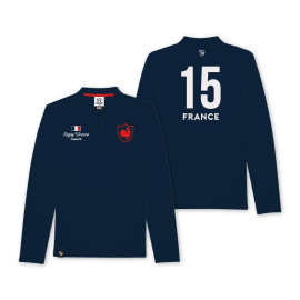 POLO ML ENFANT MARINE "France"