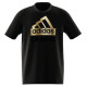 T-SHIRT MC ADULTE ADIDAS (LOGO DORÉ) II3468 