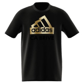 T-SHIRT MC ADULTE ADIDAS (LOGO DORÉ) II3468 