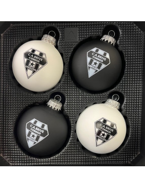 BOULES DE NOEL (LOT DE 4)