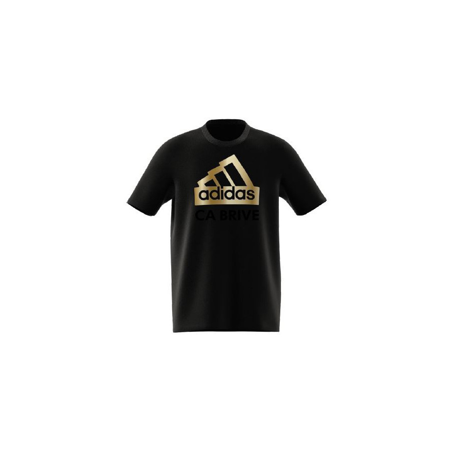 T-SHIRT MC ADULTE ADIDAS (LOGO DORÉ) II3468 