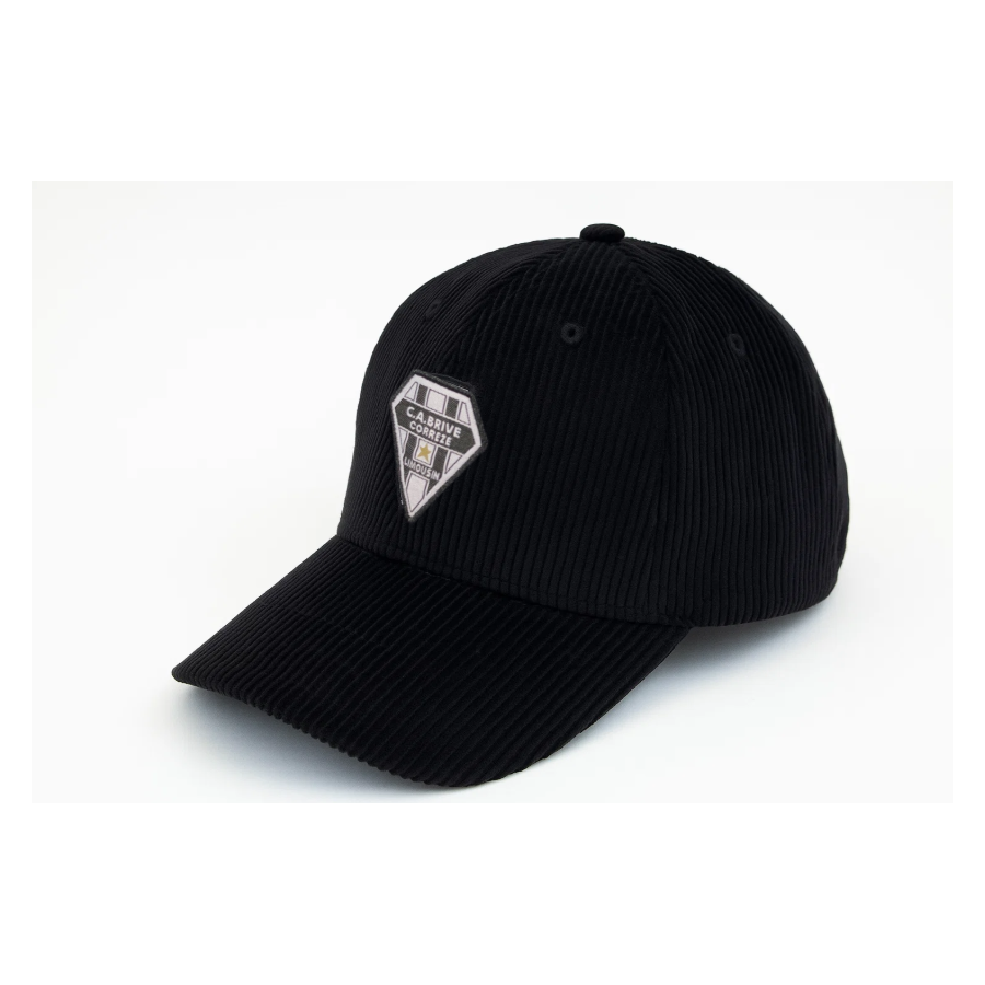 CASQUETTE VELOURS COTELE NOIR