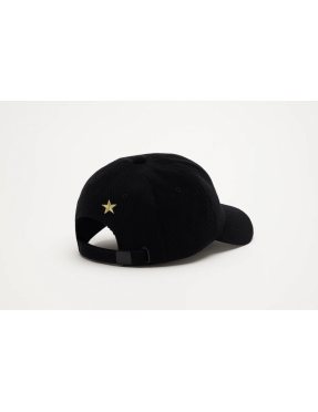 CASQUETTE VELOURS COTELE NOIR