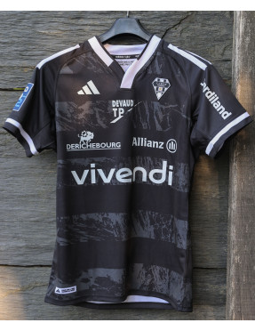 MAILLOT NOIR 25-26 ADULTE AVEC SPONSORS