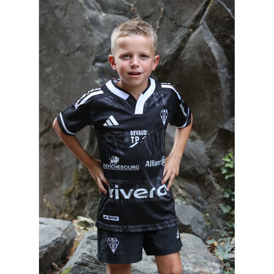MAILLOT NOIR 25-26 ENFANT AVEC SPONSORS
