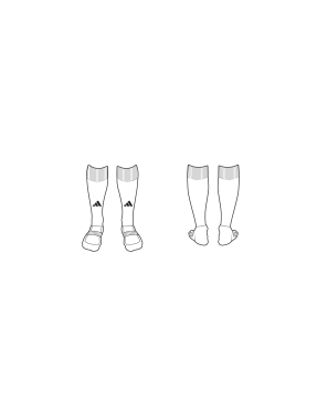 CHAUSSETTES ADIDAS BLANCHES ENFANT 25-26