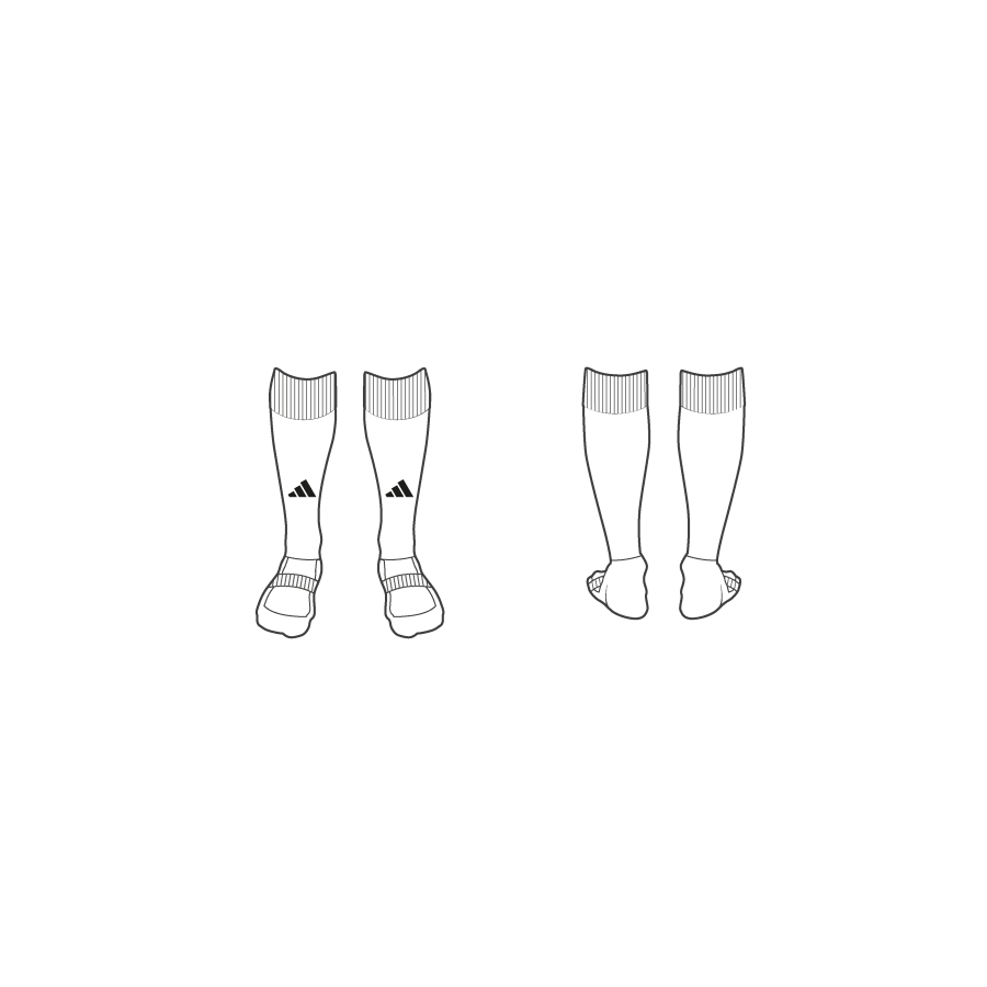 CHAUSSETTES ADIDAS BLANCHES ENFANT 25-26