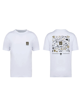 T-SHIRT COTON BIO HOMME BLANC