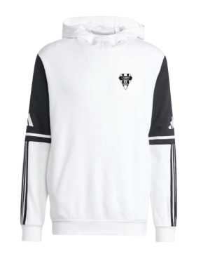 HOODY MOLLETON ADULTE BLANC